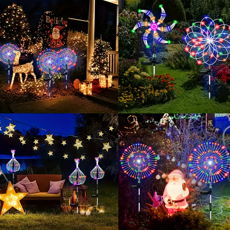 Customisable 8 Mode Solar Outdoor Decor Garden Lights | LED