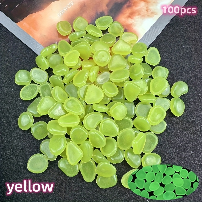 Luminous Outdoor & Garden Decorative Glow-in-the-Dark Pebbles