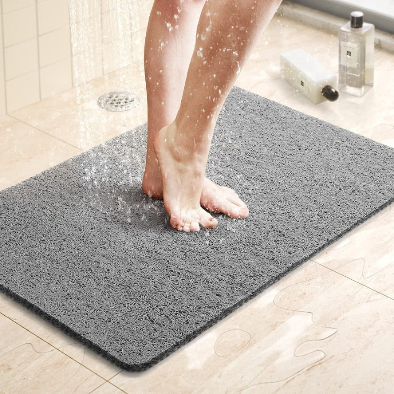 Quick-Dry Anti-Slip Hygienic Design Bathroom Shower Mat